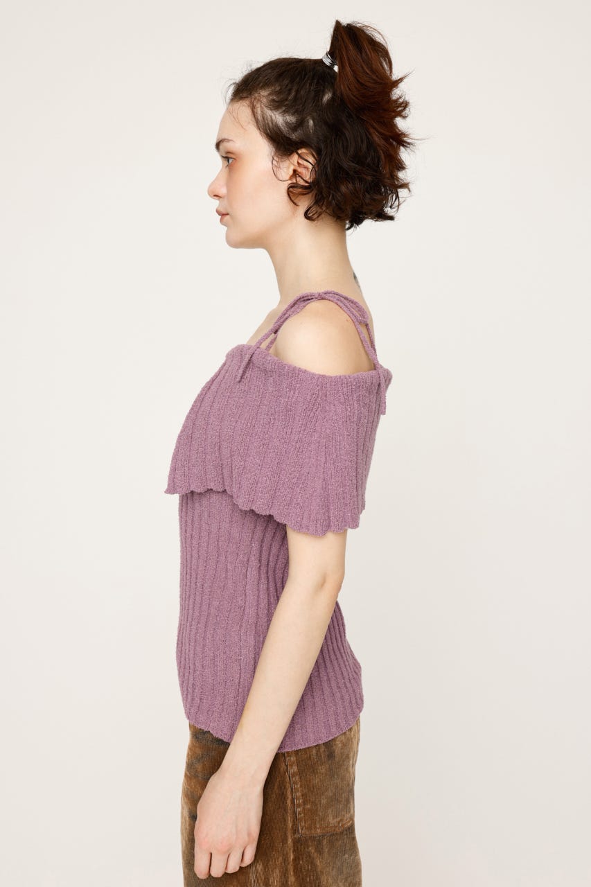 SLY | OFFSHOULDER RIB HG トップス (ニット ) |SHEL'TTER WEBSTORE