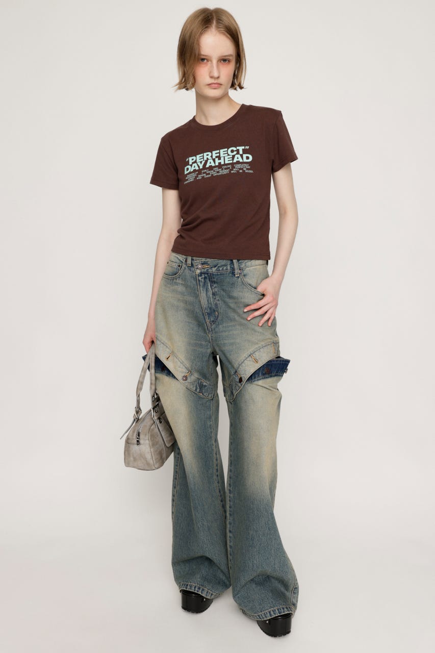 SLY | J／W SIDE OPEN STRAIGHT パンツ (ストレート ) |SHEL'TTER WEBSTORE