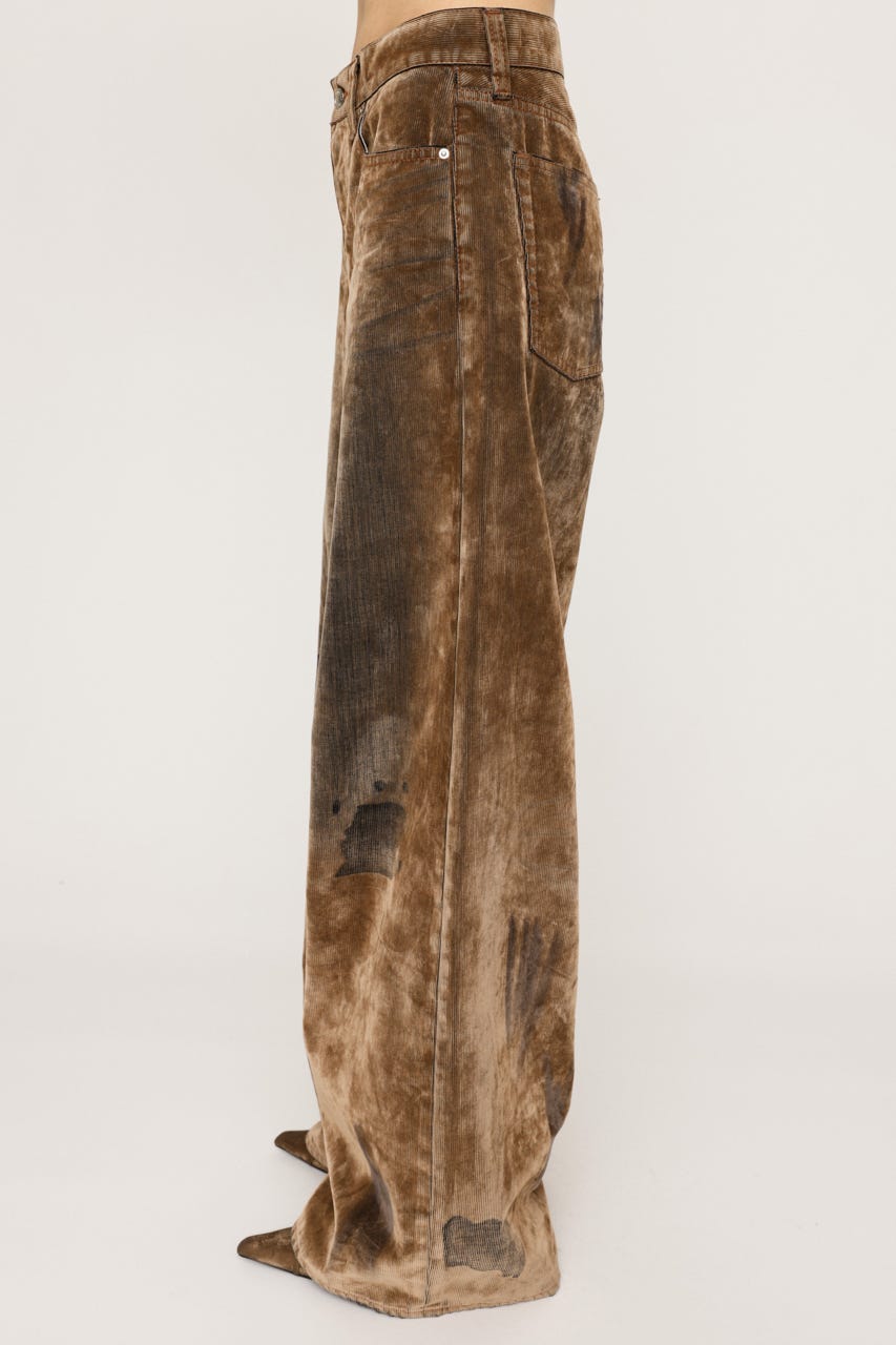 SLY | L／W VINTAGE FLOCKY DENIM パンツ (ストレート ) |SHEL'TTER