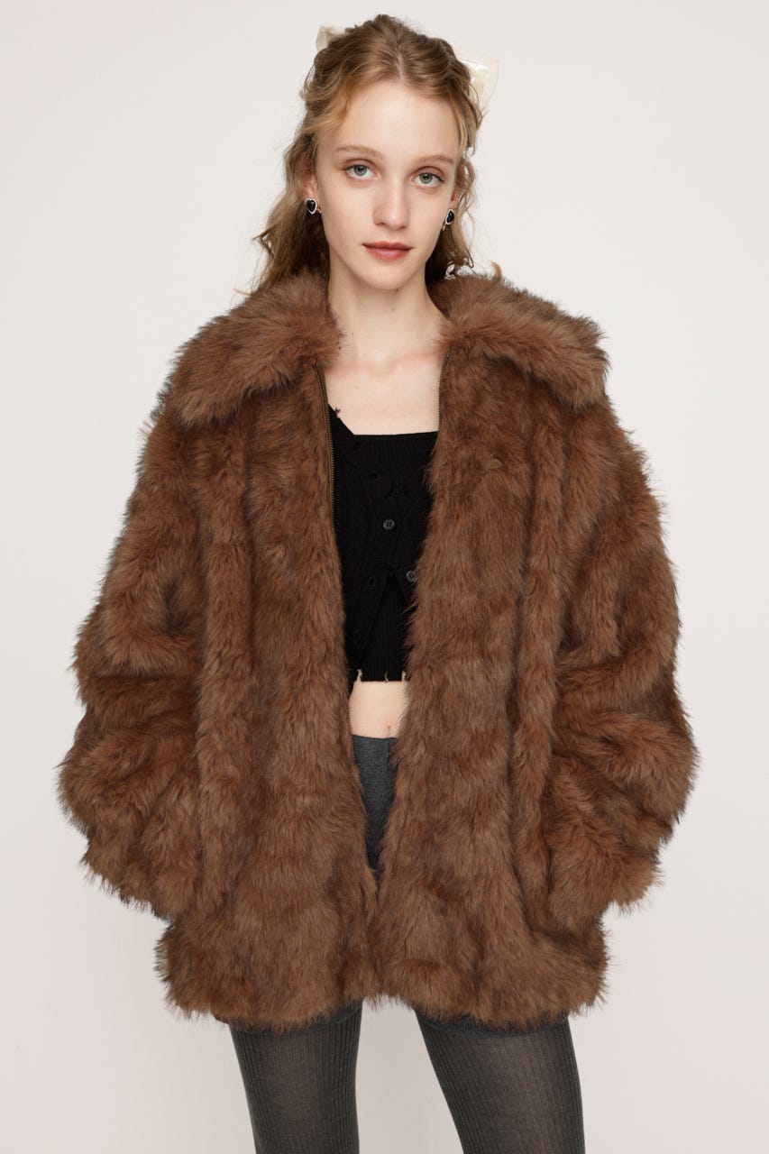 SLY | BIG COLLAR FUR コート (コート ) |SHEL'TTER WEBSTORE