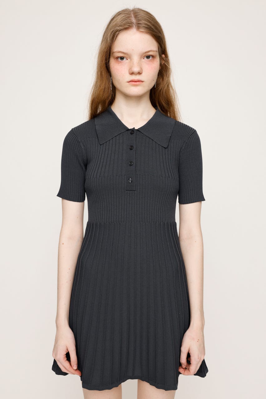 ジャンショ アクリルプラークミニ ワンピース ジャンショ アクリル