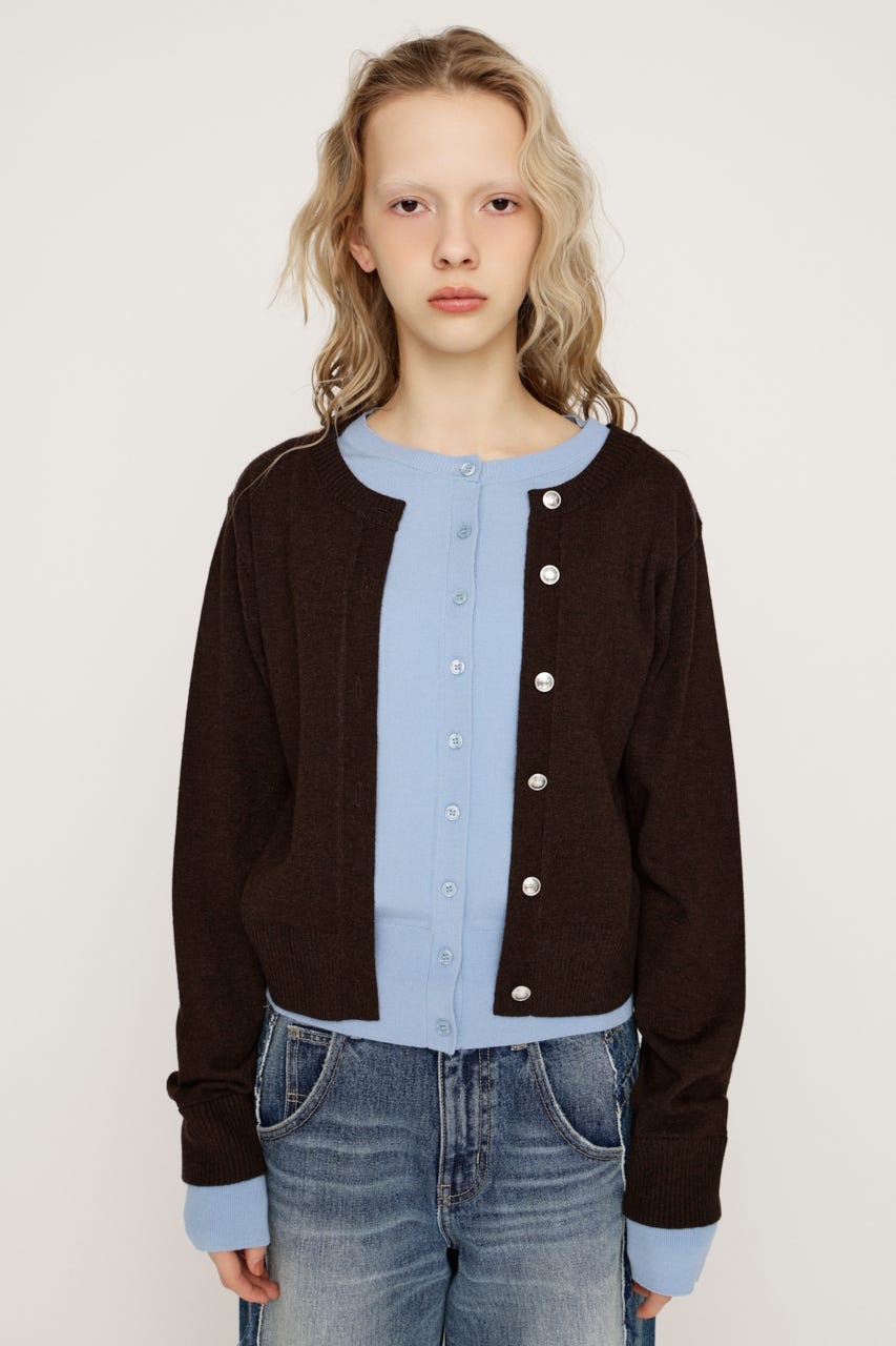 SLY | LAYERED LIKE KNIT トップス (ニット ) |SHEL'TTER WEBSTORE