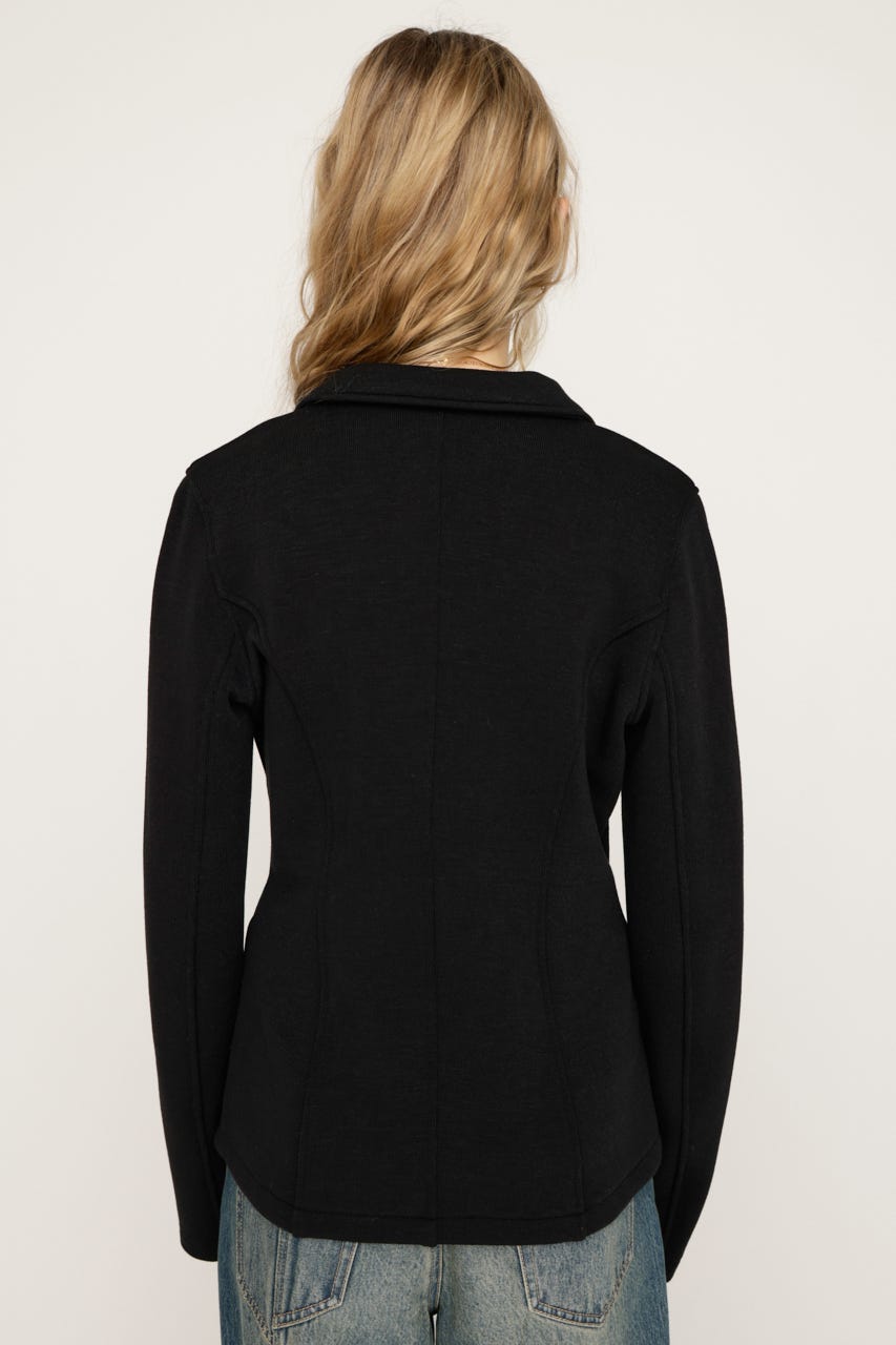 SLY | KNITTING MANNISH TAILORED ジャケット (ジャケット ) |SHEL