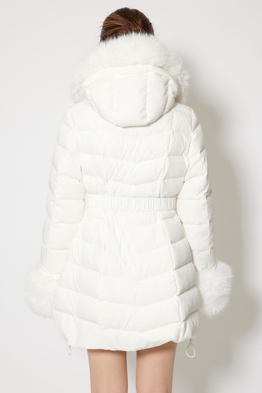 rienda | 【神くびれダウン】Aラインダウンワンピコート (コート