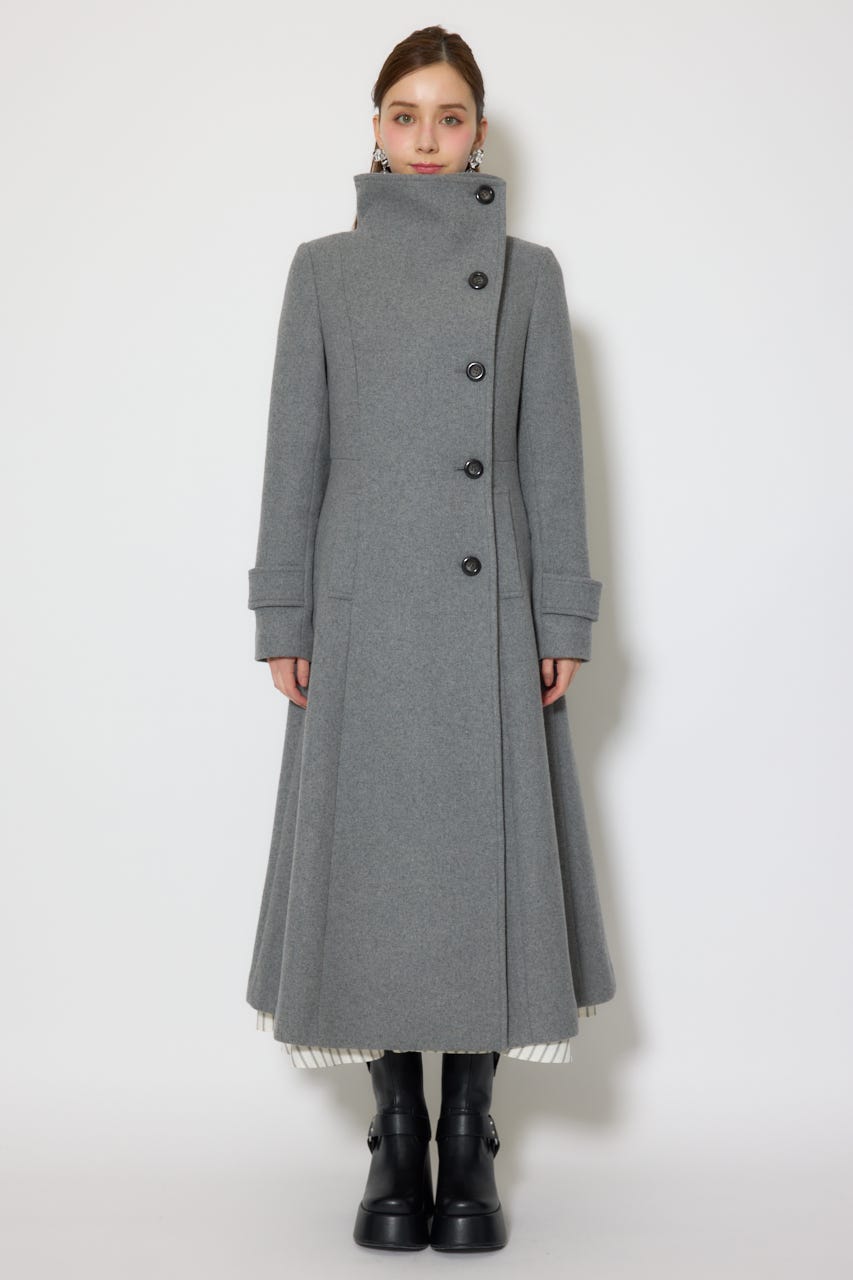 rienda | 25オーバーネックシンデレララインコート (コート ) |SHEL