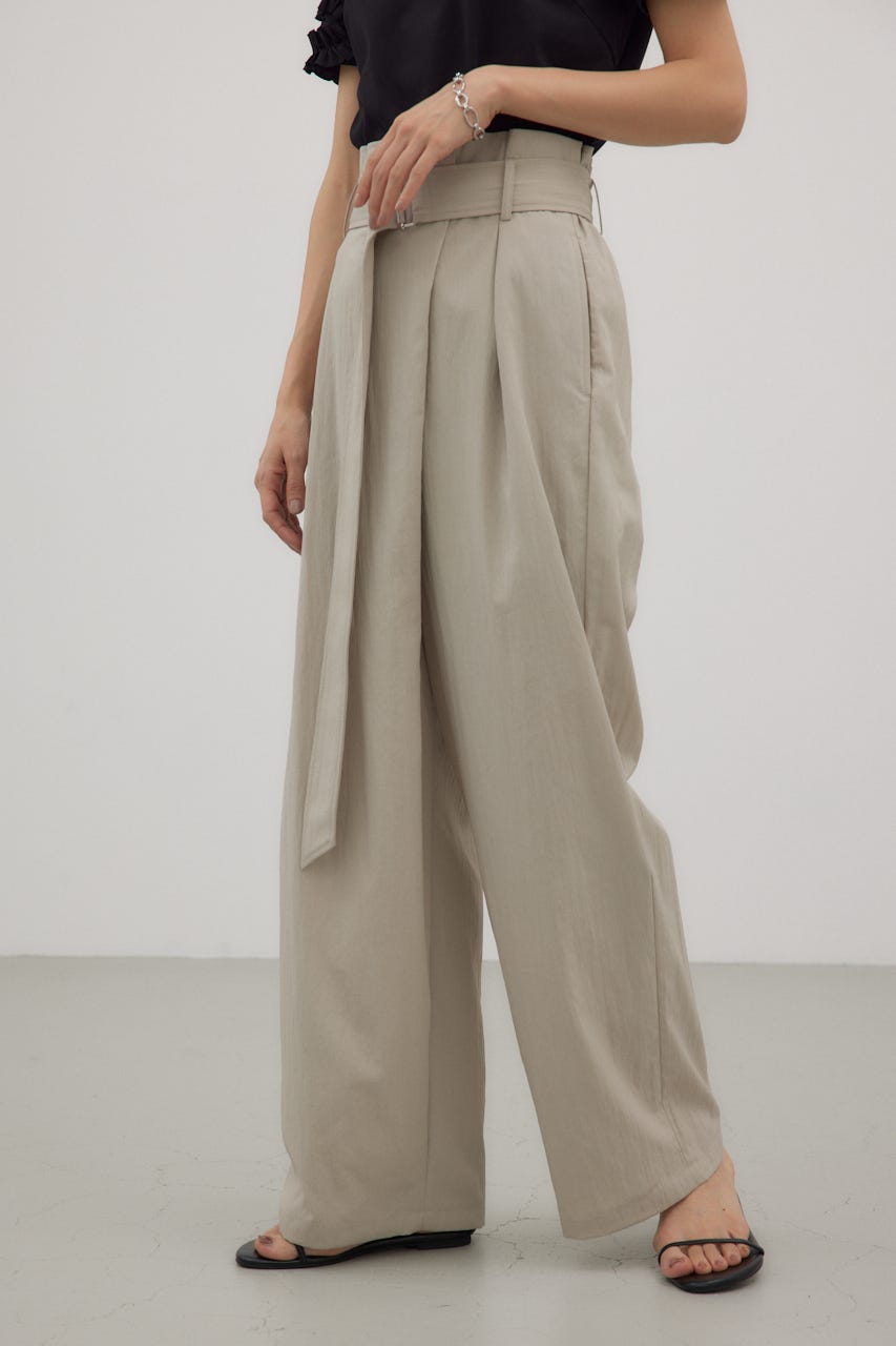 crie conforto | フロントラップワイドパンツ (パンツ ) |SHEL'TTER