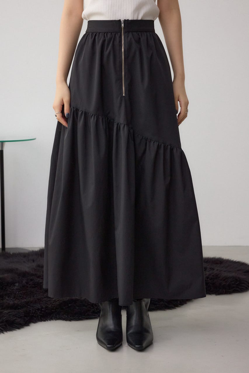 AZUL BY MOUSSY | フロントジップフレアスカート (スカート(ロング