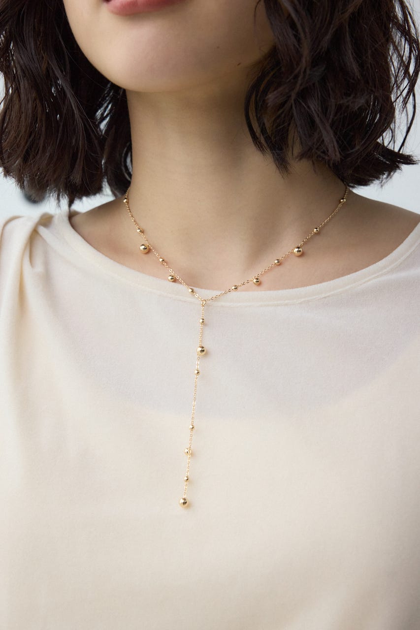 AZUL BY MOUSSY | ランダムメタルボールチェーンネックレス