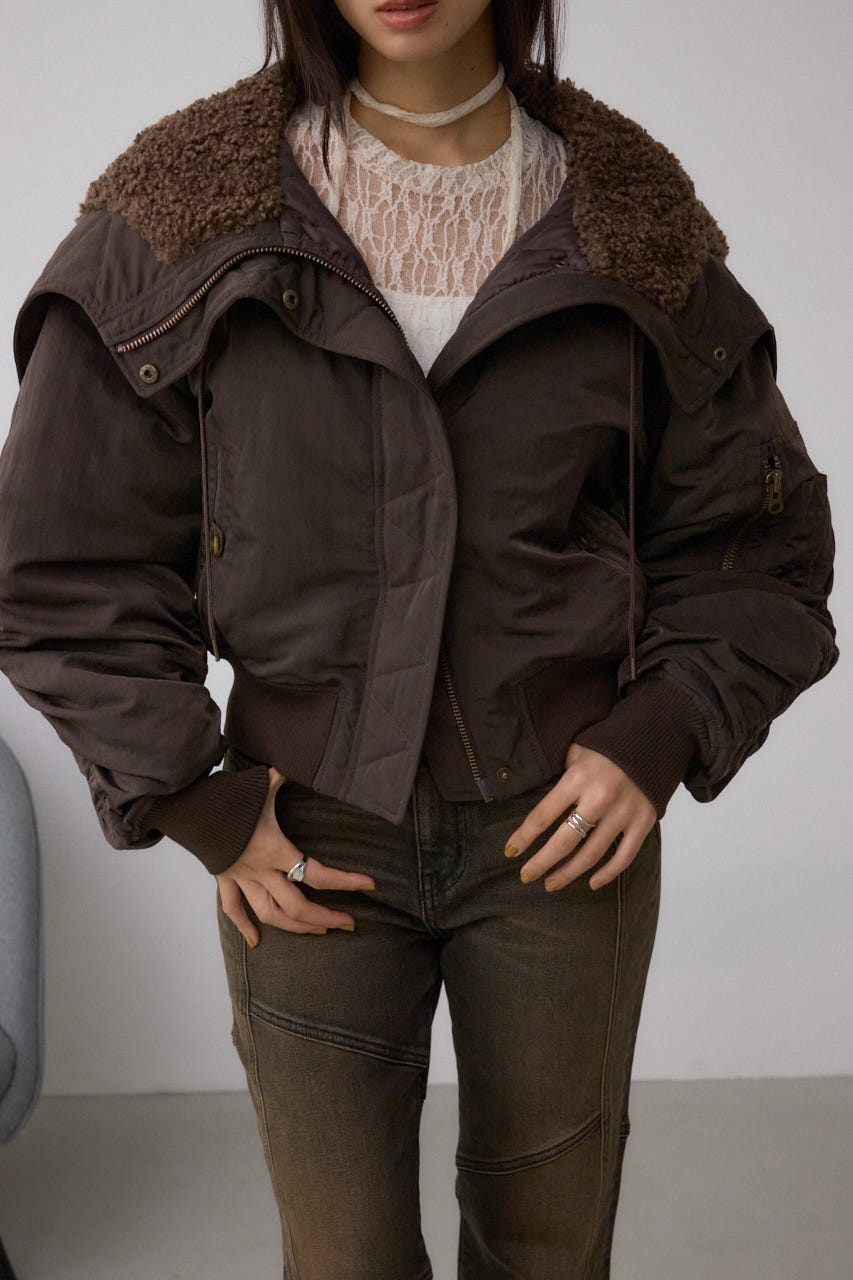 AZUL BY MOUSSY | N-2B フライトジャケット (ブルゾン ) |SHEL'TTER