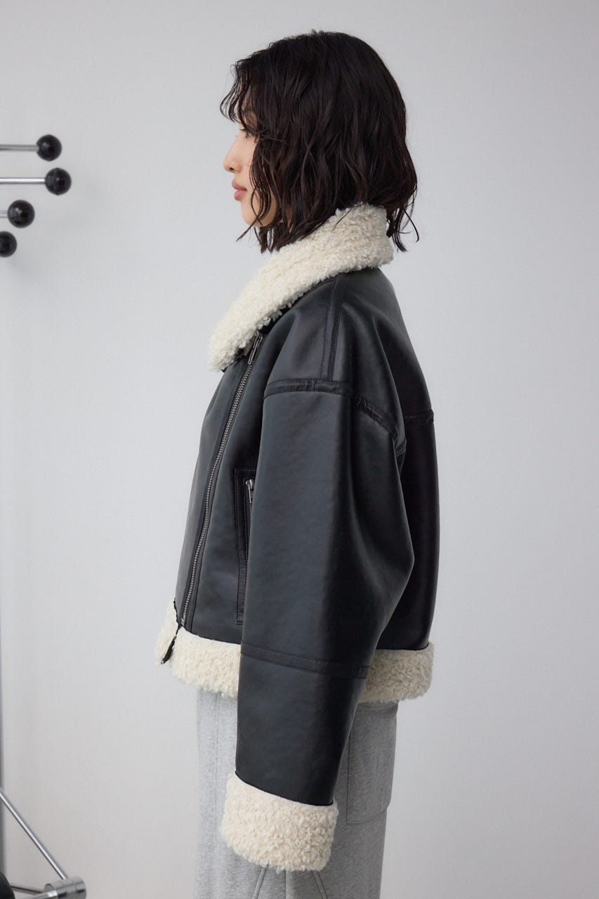 AZUL BY MOUSSY | フェイクレザー/スエード フェイクムートン