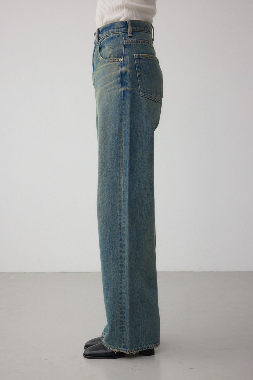 AZUL BY MOUSSY | AZUL DENIM ハイウエストワイドデニム (ワイド
