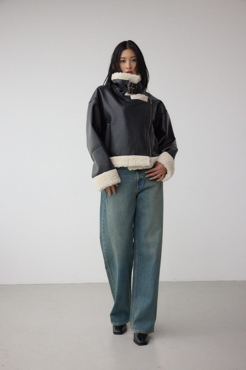 AZUL BY MOUSSY | AZUL DENIM ハイウエストワイドデニム (ワイド