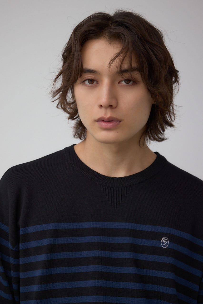 AZUL BY MOUSSY | 格上げ コンフォータブルクルーネックニット (ニット