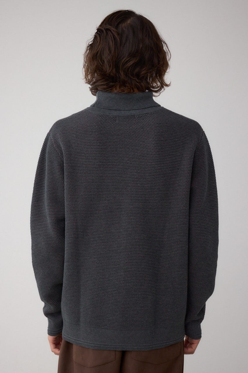AZUL BY MOUSSY | ハニカムタートルネックニット (ニット ) |SHEL'TTER