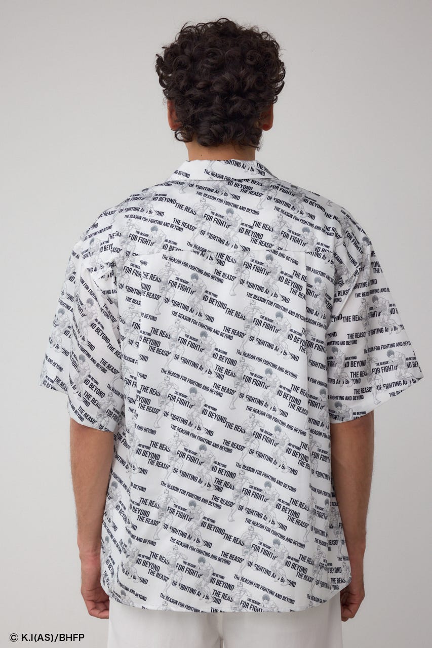 AZUL BY MOUSSY | 【BREAKINGDOWN×範馬刃牙×AZUL】コラボ総柄シャツ