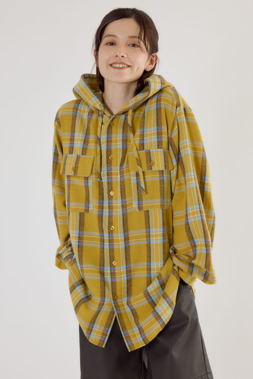 RODEO CROWNS WIDE BOWL | 【UNISEX】フードチェックシャツ (シャツ