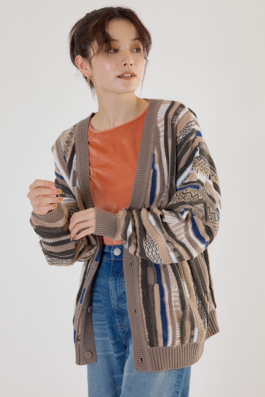 RODEO CROWNS WIDE BOWL | 【UNISEX】3Dマルチカラーニット