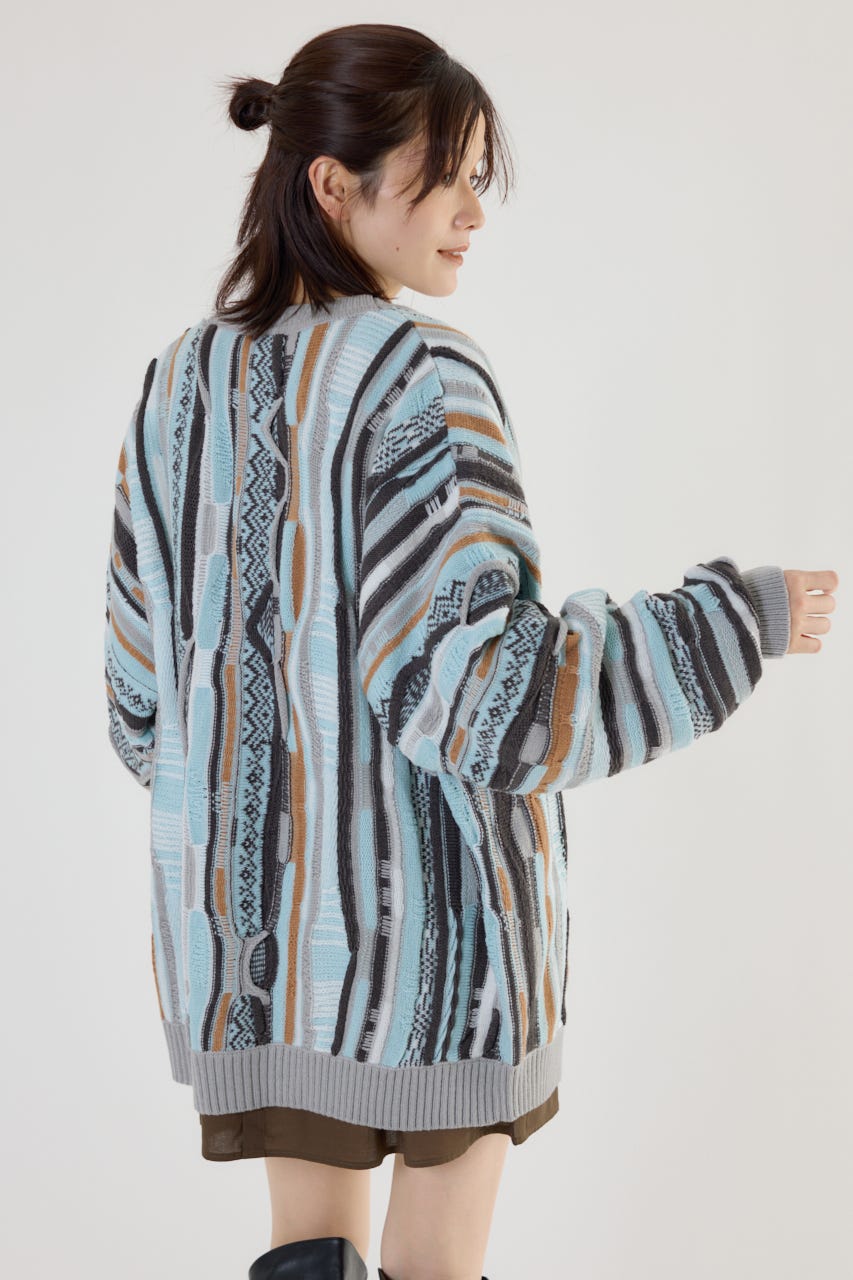 RODEO CROWNS WIDE BOWL | 【UNISEX】3Dマルチカラーニット