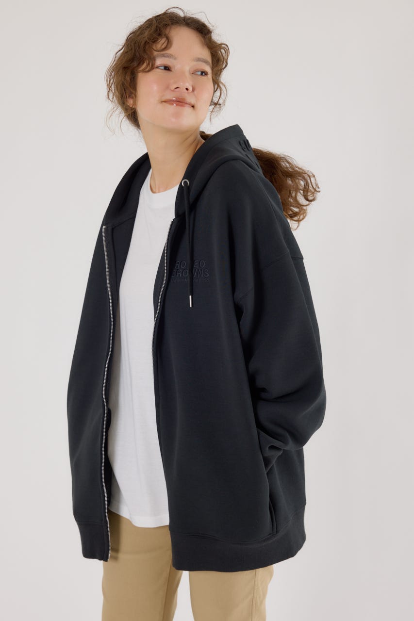 RODEO CROWNS WIDE BOWL | 【UNISEX】エンボスBIG ZIPパーカー