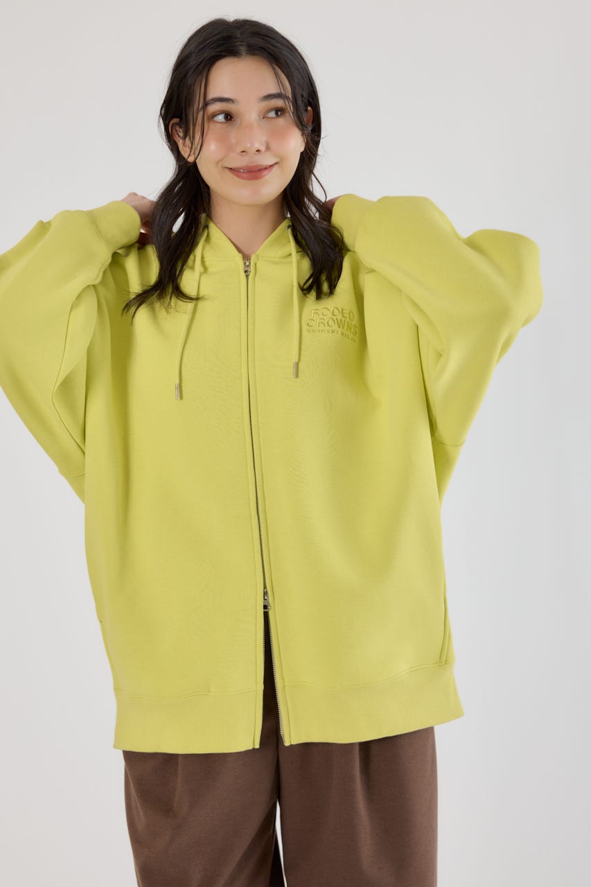 RODEO CROWNS WIDE BOWL | 【UNISEX】エンボスBIG ZIPパーカー