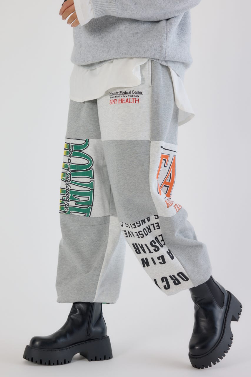 RODEO CROWNS WIDE BOWL | 【UNISEX】リメイクスウェットカーブパンツ