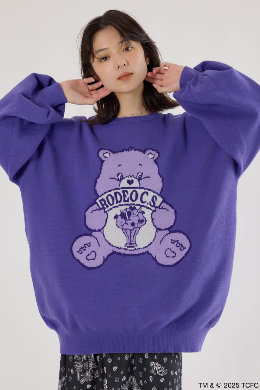 RODEO CROWNS WIDE BOWL | (Care Bears) カラーニットトップス (ニット