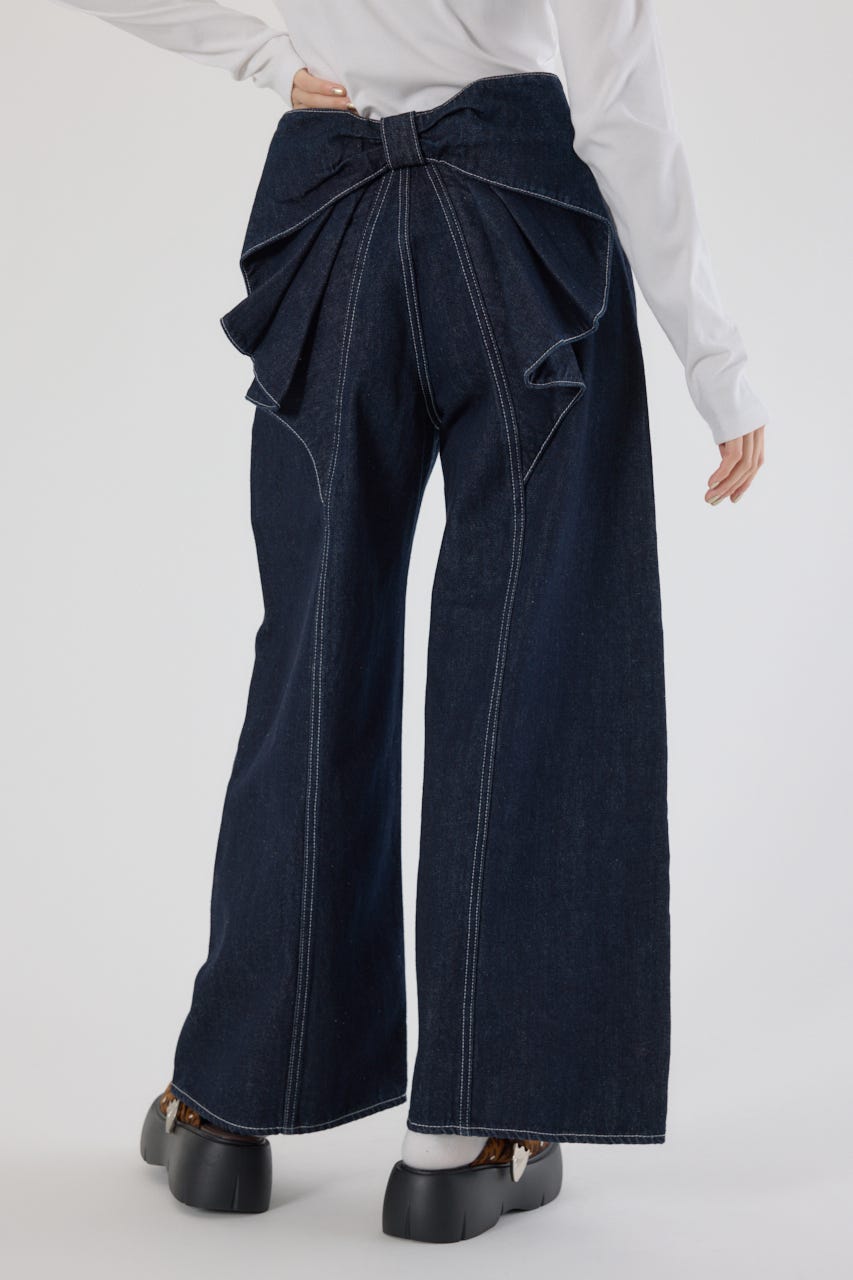 RODEO CROWNS WIDE BOWL | ビッグリボンデニムパンツ (ワイド ) |SHEL