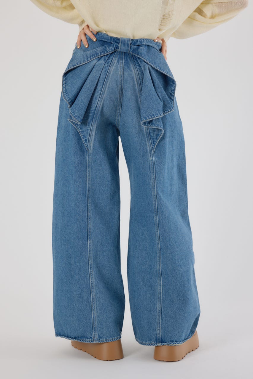 RODEO CROWNS WIDE BOWL | ビッグリボンデニムパンツ (ワイド ) |SHEL