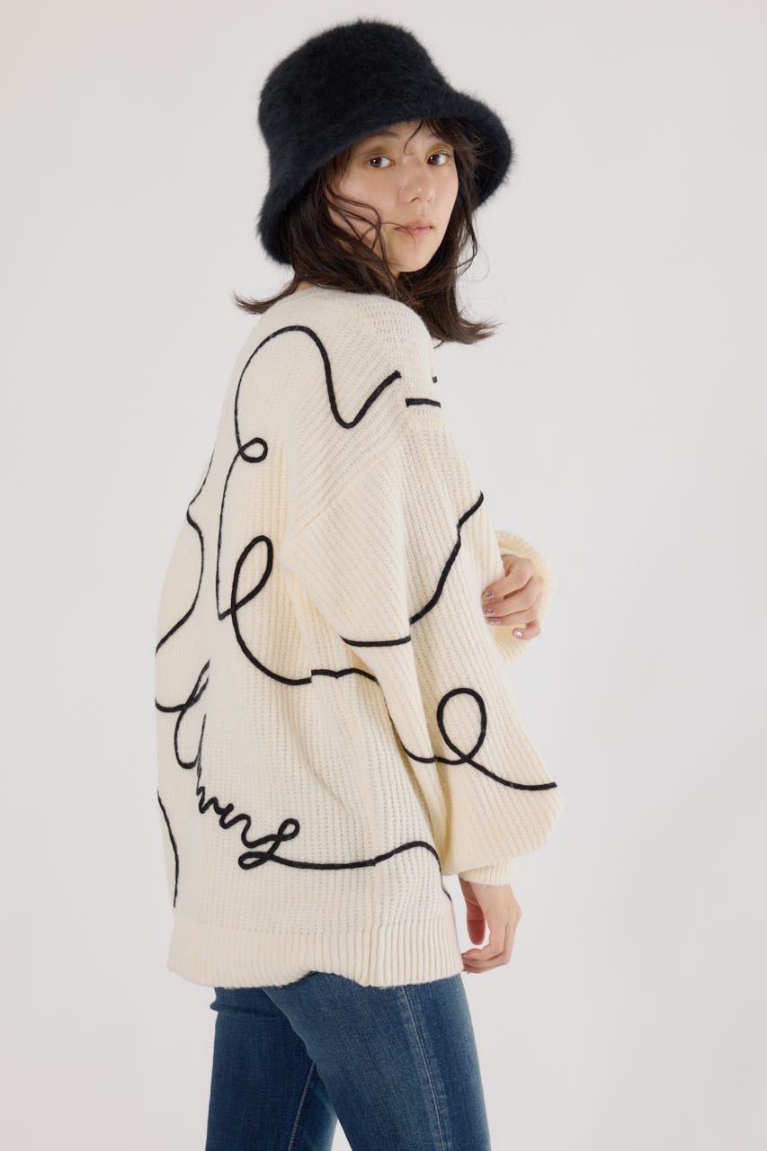 RODEO CROWNS WIDE BOWL | Embroideryラインロゴニットトップス