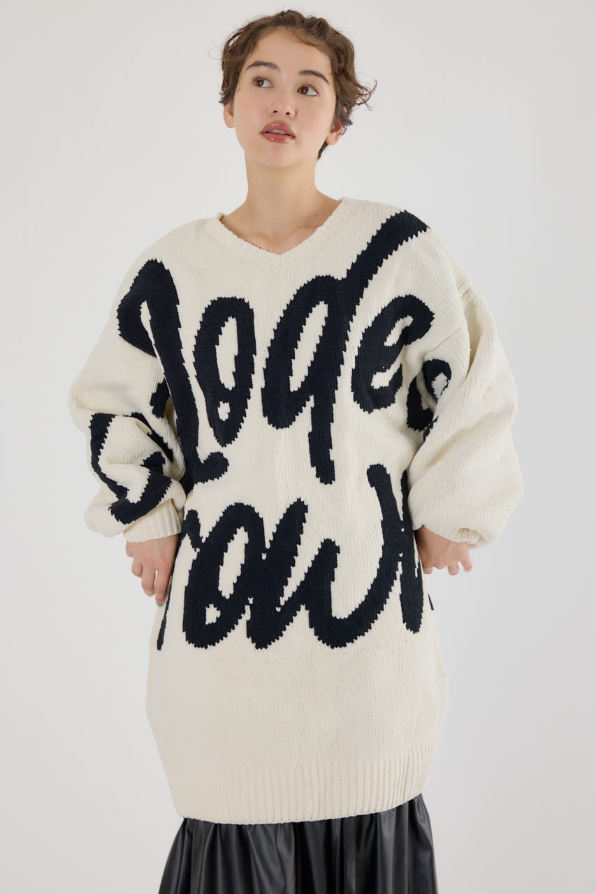 RODEO CROWNS WIDE BOWL | ロゴ2WAYモールニットワンピース