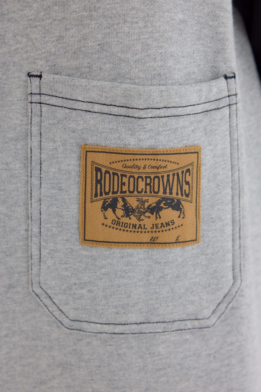 RODEO CROWNS WIDE BOWL | ラグランカラーステッチワンピース