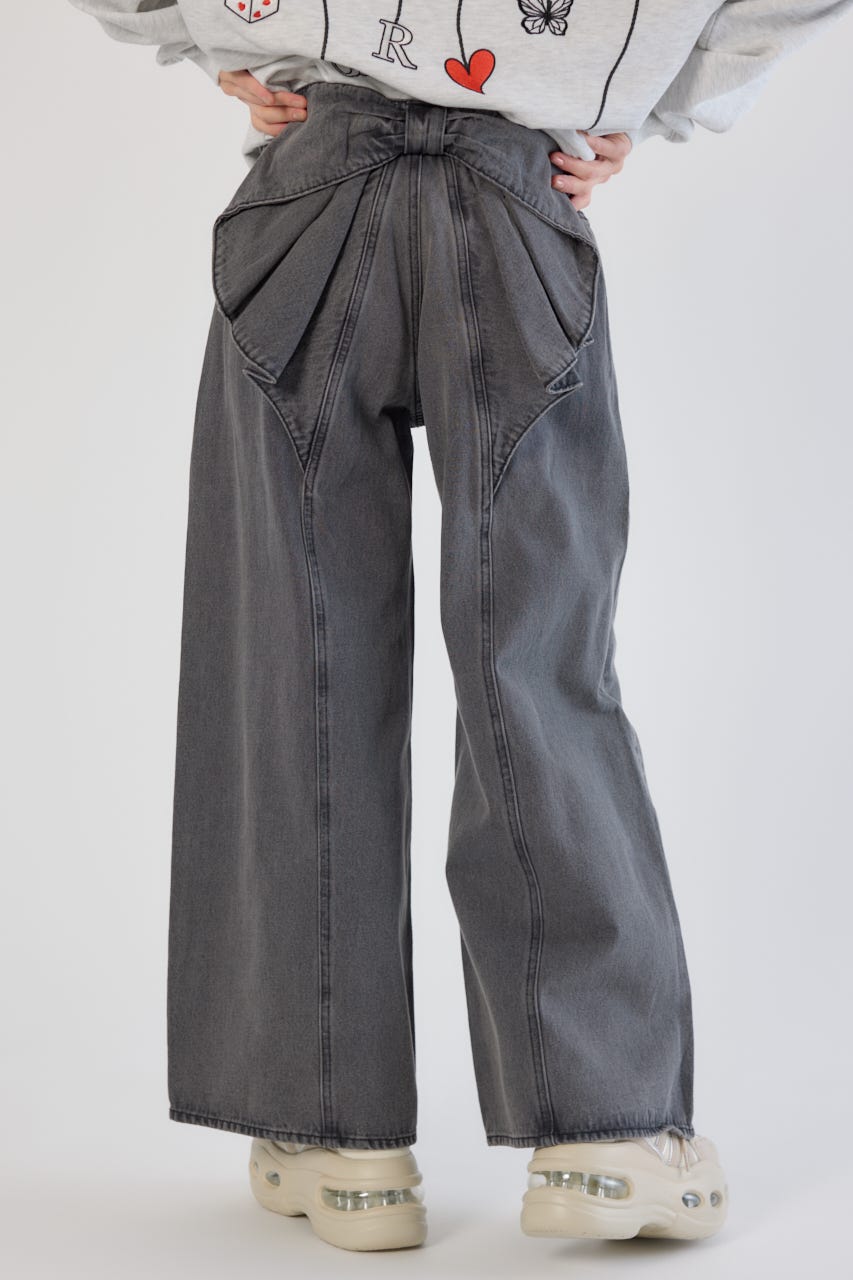 RODEO CROWNS WIDE BOWL | ビッグリボンデニムパンツ (ワイド ) |SHEL