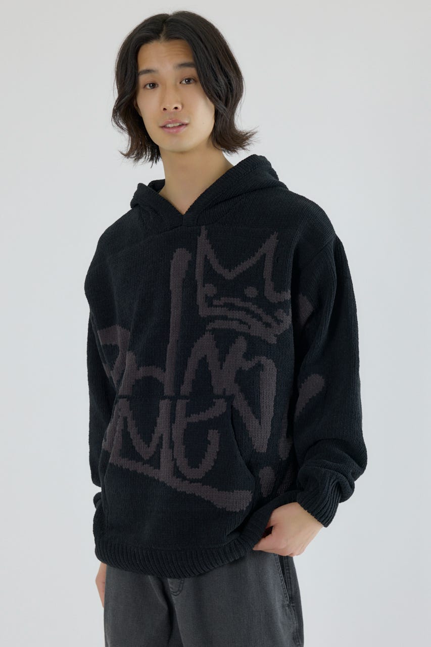 RODEO CROWNS WIDE BOWL | サインロゴモールニットパーカー