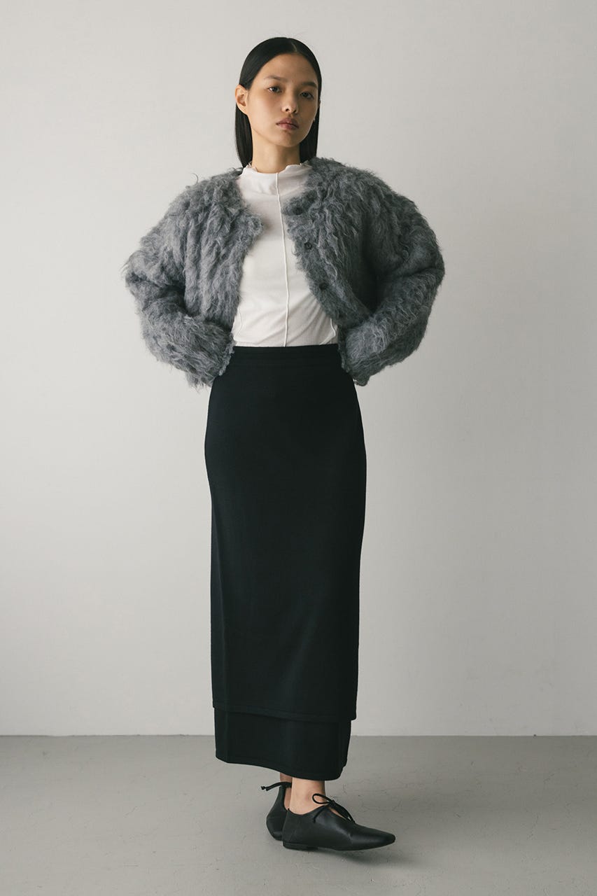 STYLEMIXER | レイヤードニットスカート (スカート(ロング) ) |SHEL