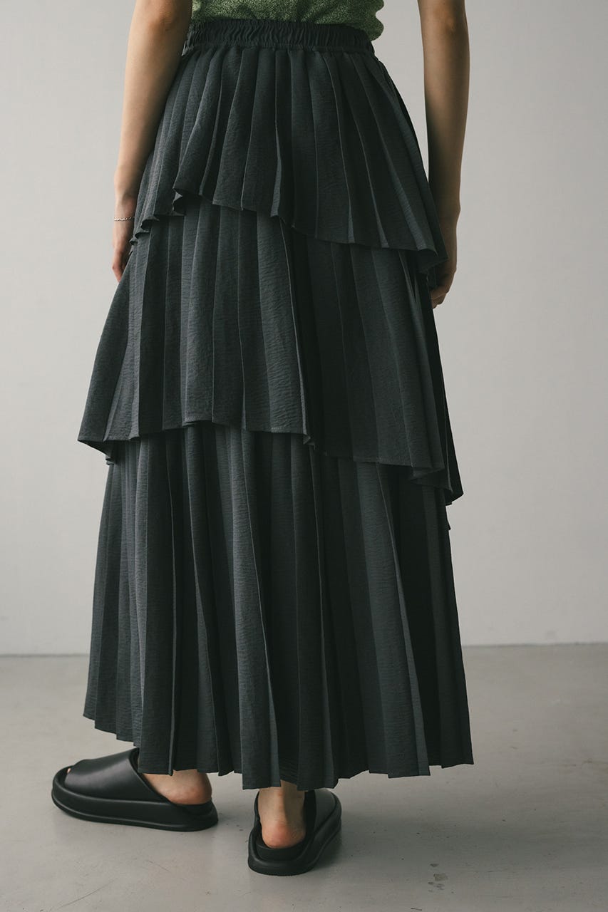 STYLEMIXER | プリーツティアードスカート (スカート(ロング) ) |SHEL