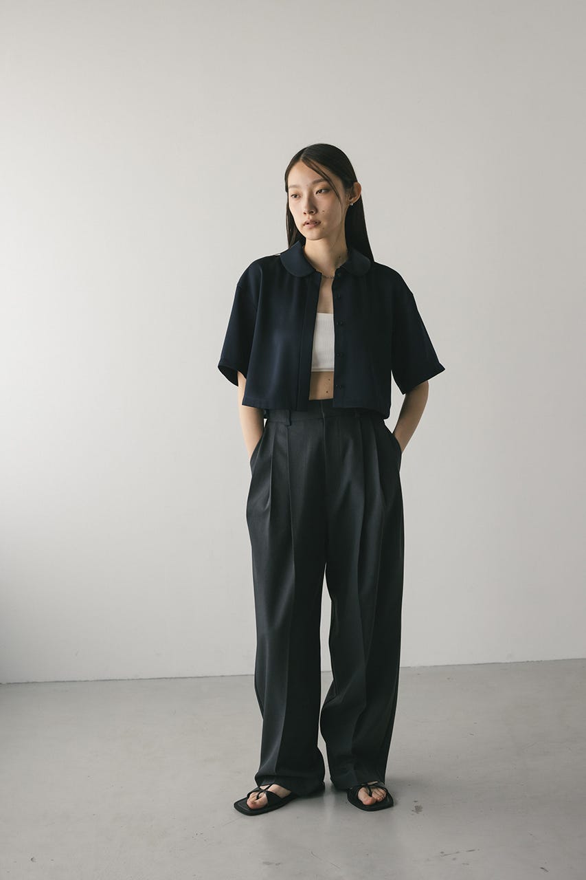 STYLEMIXER | サークルカラーサテンショートシャツ (シャツ・ブラウス