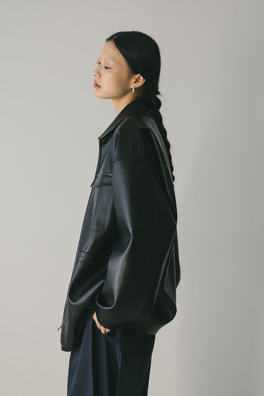 STYLEMIXER | フェイクレザージャケット (ジャケット ) |SHEL'TTER