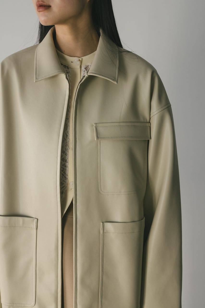 STYLEMIXER | フェイクレザージャケット (ジャケット ) |SHEL'TTER