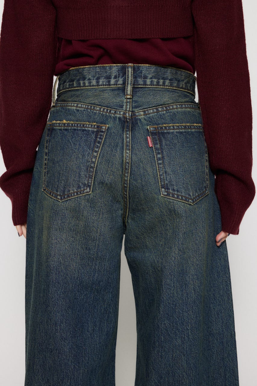 LAGUA GEM | CLASSIC WASH TUCK デニム (ストレート ) |SHEL'TTER WEBSTORE