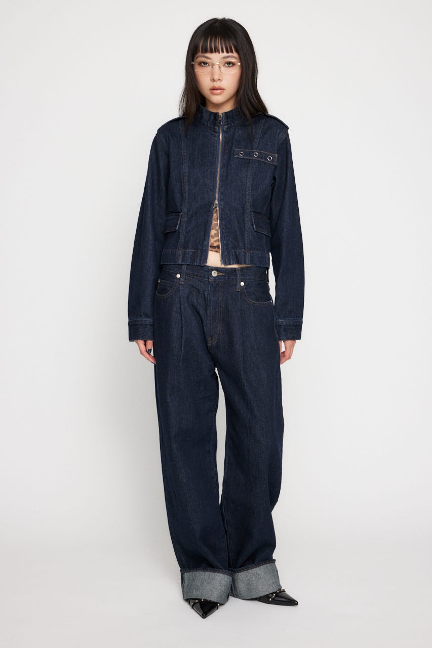 LAGUA GEM | ROLL UP LOOSEY デニム (ストレート ) |SHEL'TTER WEBSTORE