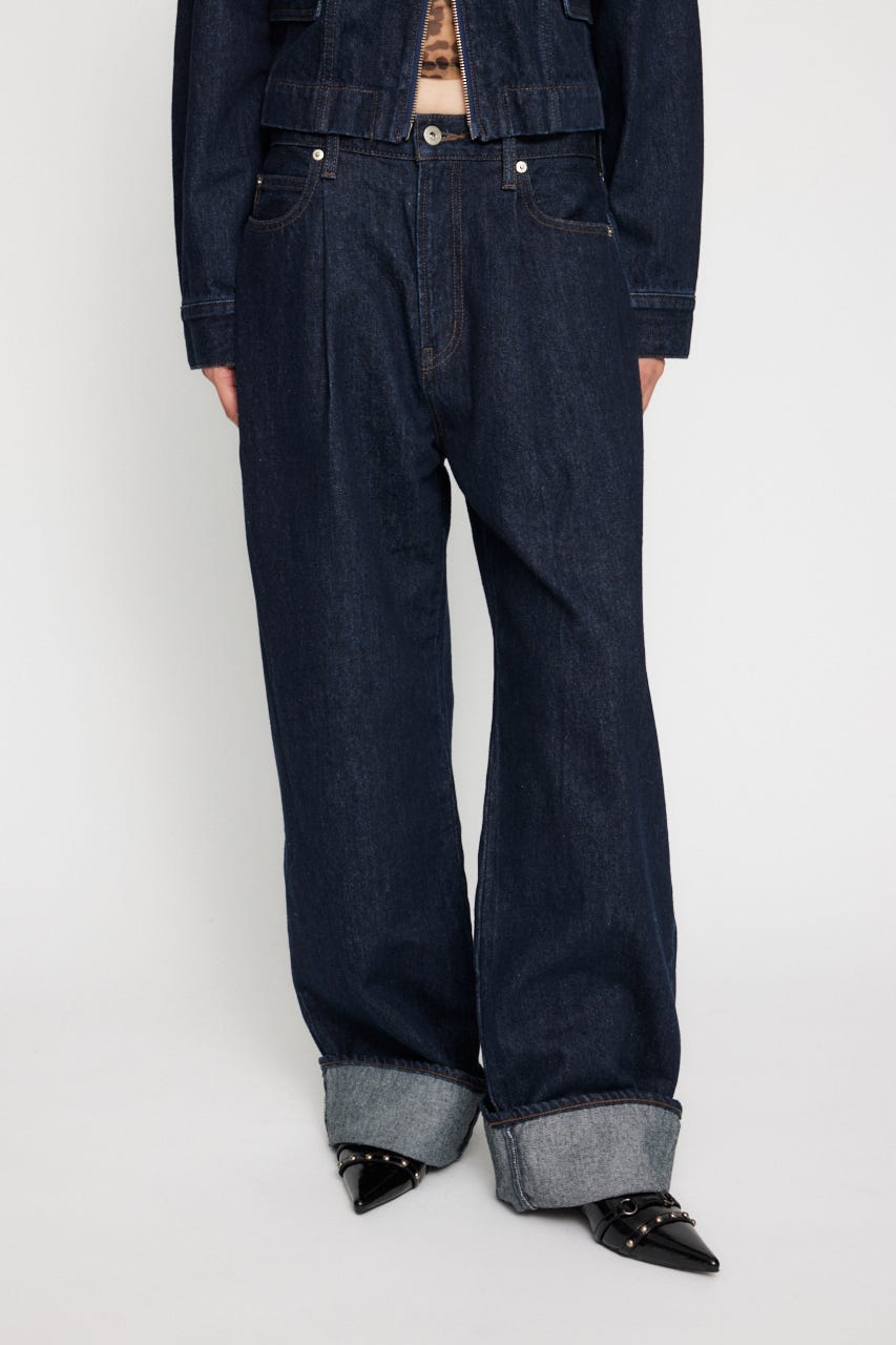 LAGUA GEM | ROLL UP LOOSEY デニム (ストレート ) |SHEL'TTER WEBSTORE