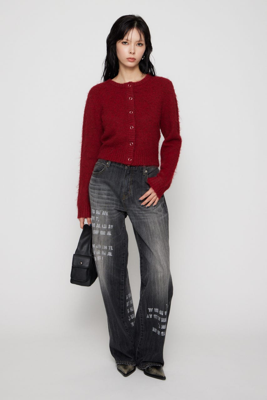 LAGUA GEM | VINTAGE PRINT STRAIGHT デニム (ストレート ) |SHEL'TTER