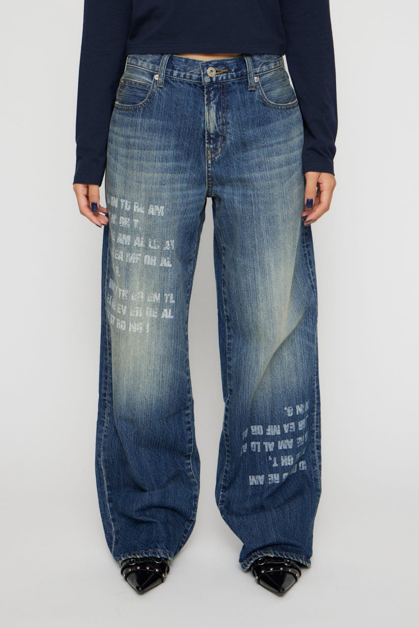 LAGUA lagua gem SELVEDGE STRAIGHT DENIM GEM SELVEDGE STRAIGHT