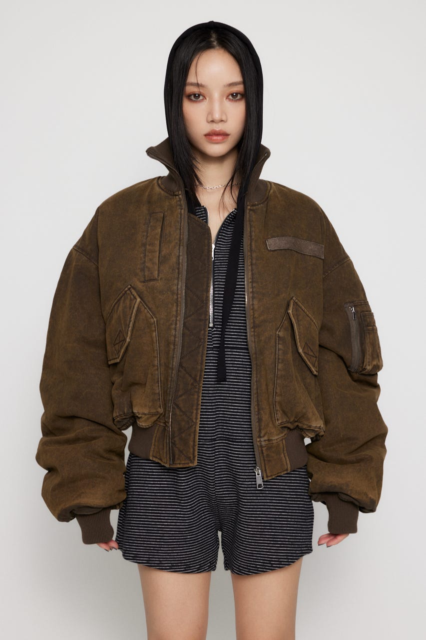 LAGUA GEM | BIG POCKET COTTON MA-1 (ブルゾン ) |SHEL'TTER WEBSTORE