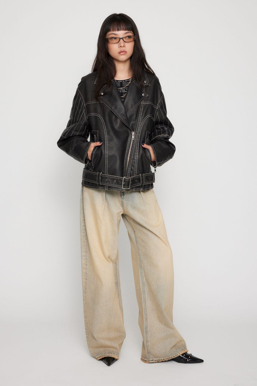 LAGUA GEM | BELTED OVER VINTAGE ジャケット (ジャケット ) |SHEL