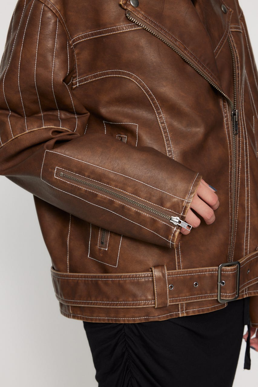 LAGUA GEM | BELTED OVER VINTAGE ジャケット (ジャケット ) |SHEL