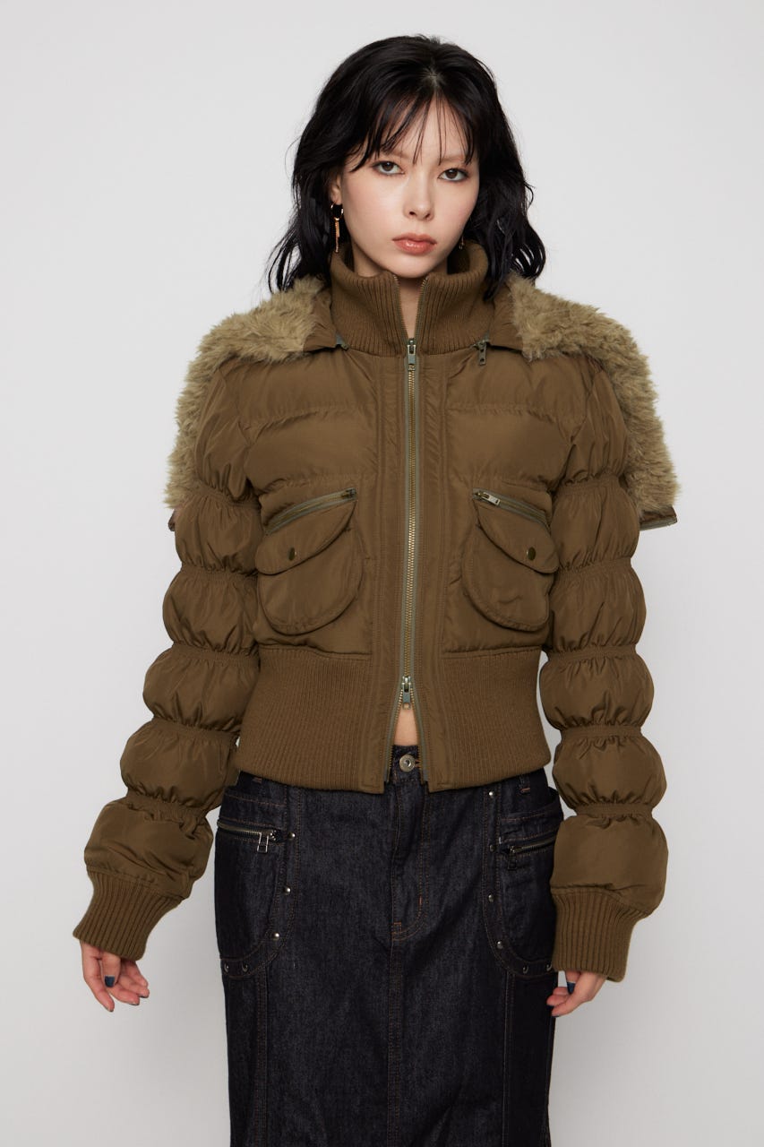 LAGUA GEM | HOODIE ZIP STITCH ブルゾン (コート ) |SHEL'TTER WEBSTORE