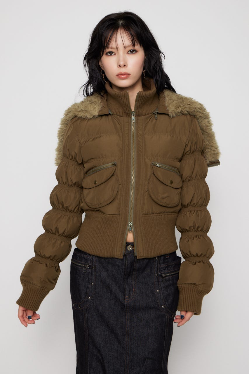 LAGUA GEM | HOODIE ZIP STITCH ブルゾン (コート ) |SHEL'TTER WEBSTORE