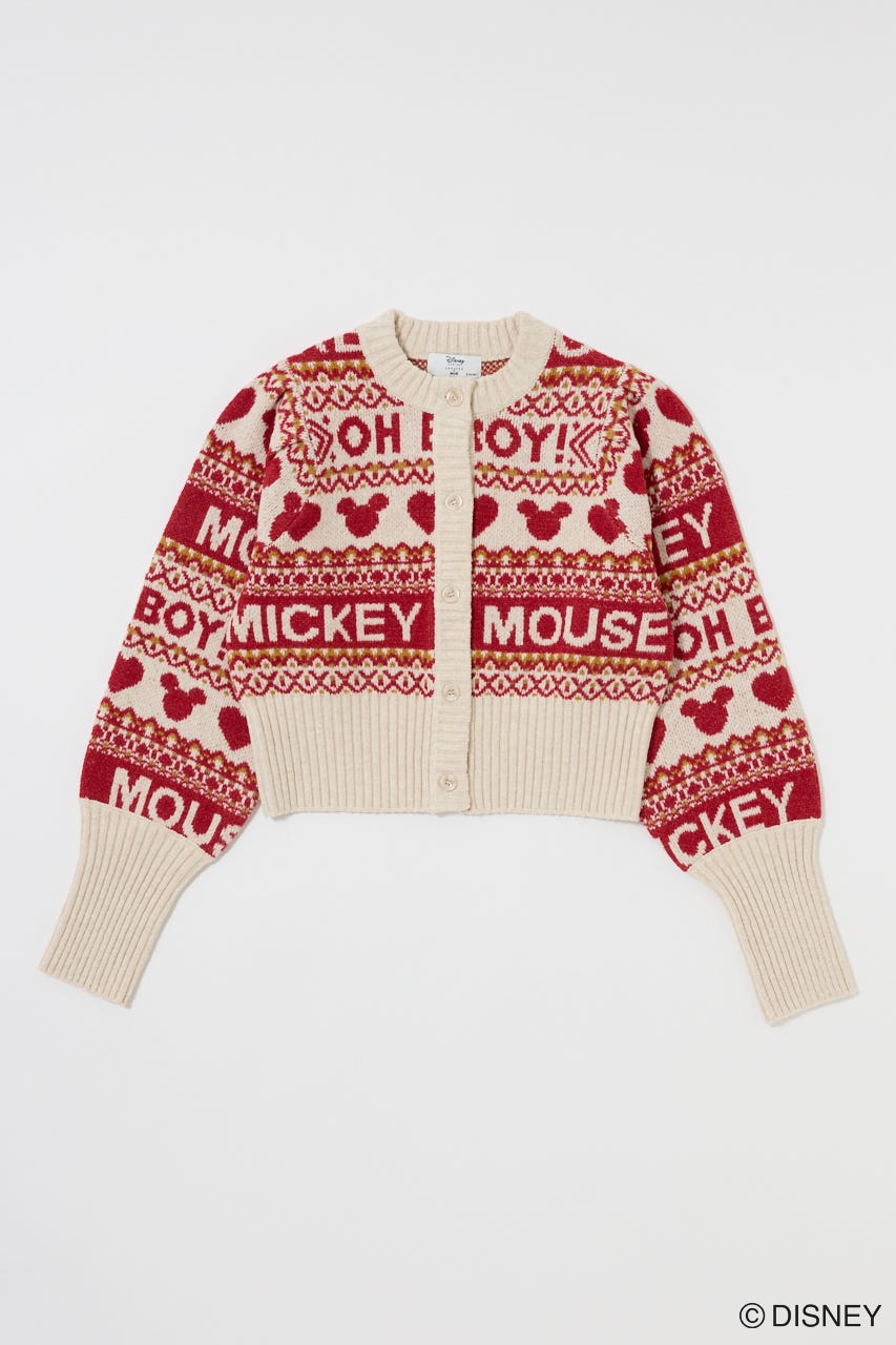 Disney SERIES CREATED by MUS | MD FAIR ISLE ニットカーディガン
