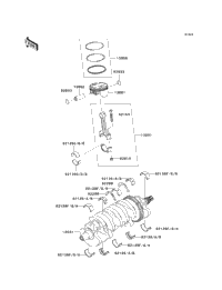 2008 Kawasaki NINJA ZX-10R (ZX1000E8F) Crankshaft/Piston(S